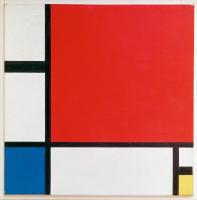 Composition in Red Blue and Yellow