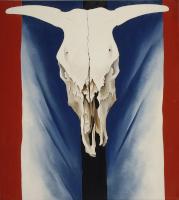 Cow’s Skull: Red, White, and Blue