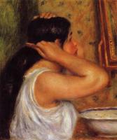 Woman Combing her Hair