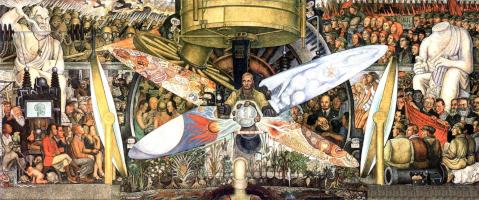 Man, Controller of the Universe (orig. Man at the Crossroads)