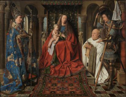 Madonna with Canon van der Paele